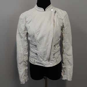 A|X Armani Exchange Tan Angle Zip Jacket Size M